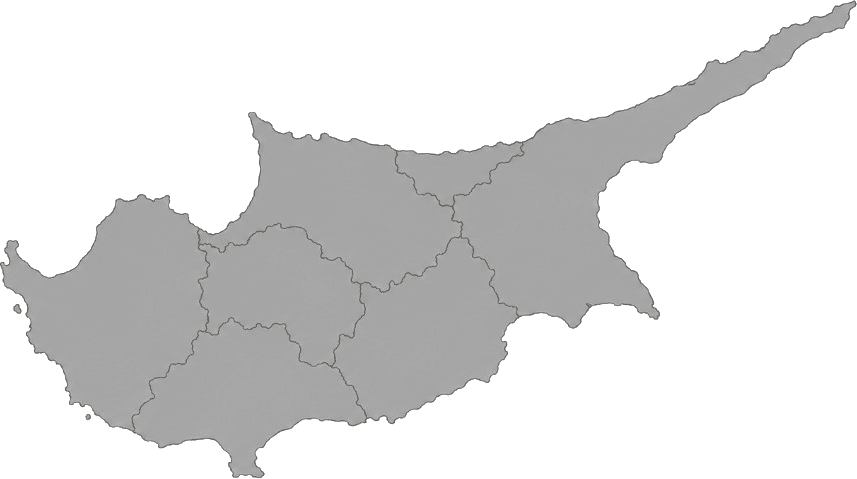 Illustrated map of Cyprus