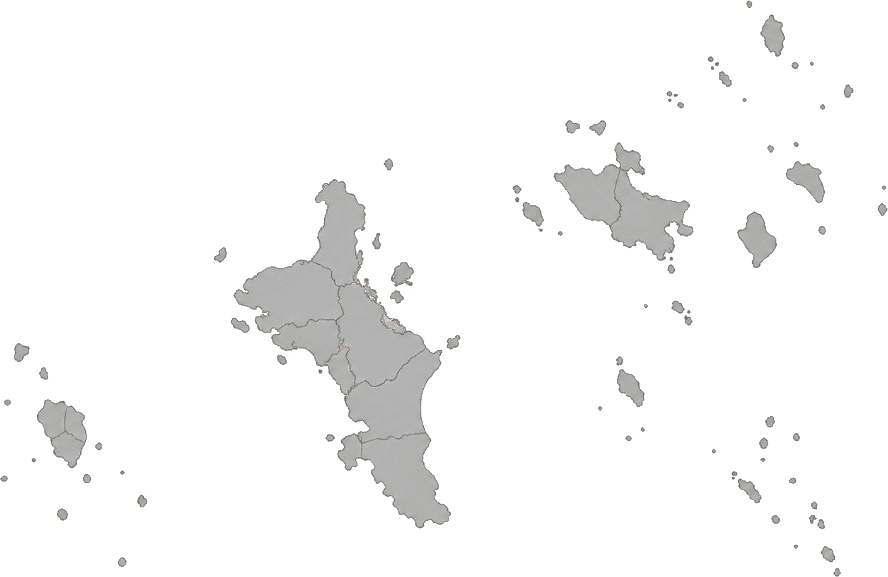 Illustrated map of Seychelles