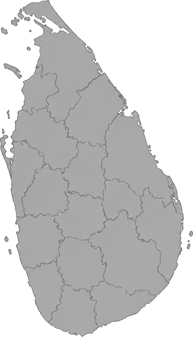 Illustrated map of Sri Lanka