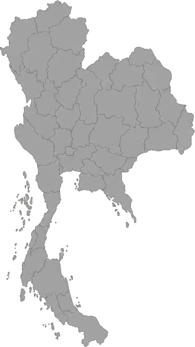 Illustrated map of Thailand