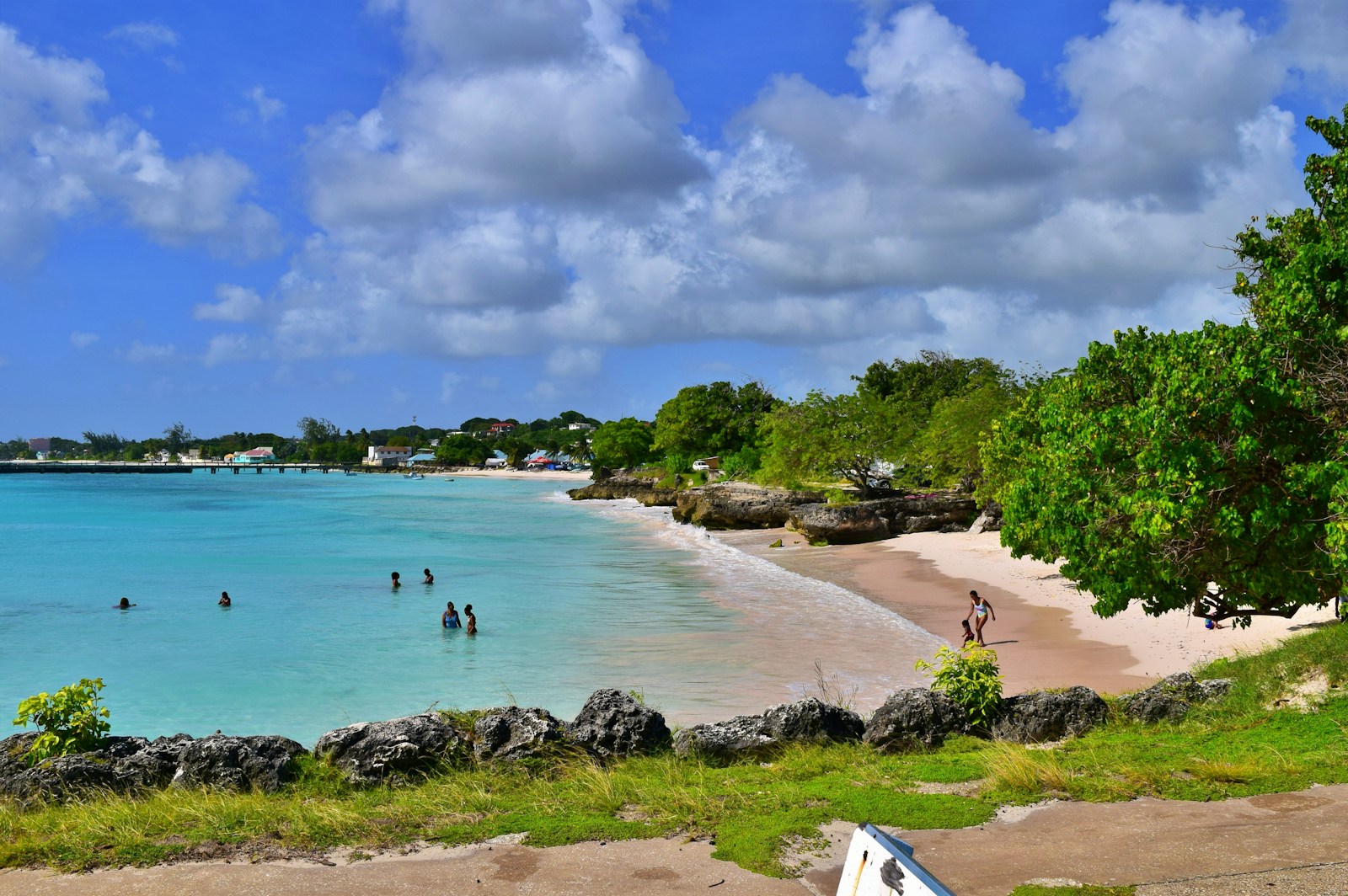 White sand and clear Caribbean water representing St James Parish, Barbados