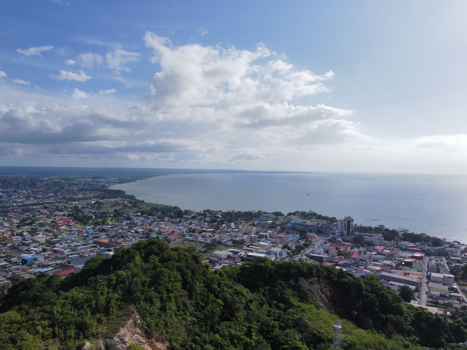 Georgetown and the Demerara Mahaica coast in Guyana