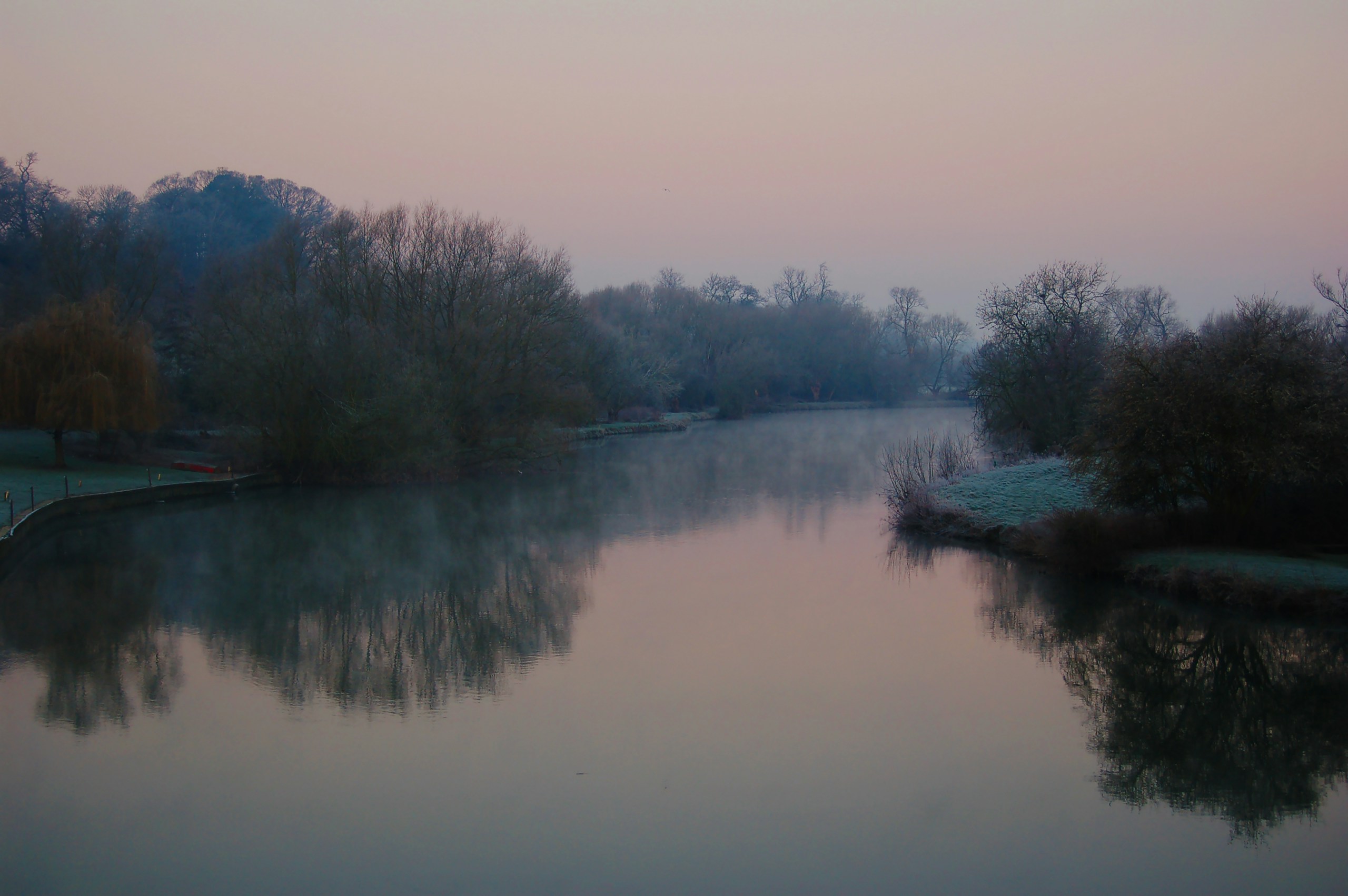 River Thames sunrise, Berkshire. Destination view for Berkshire, England.