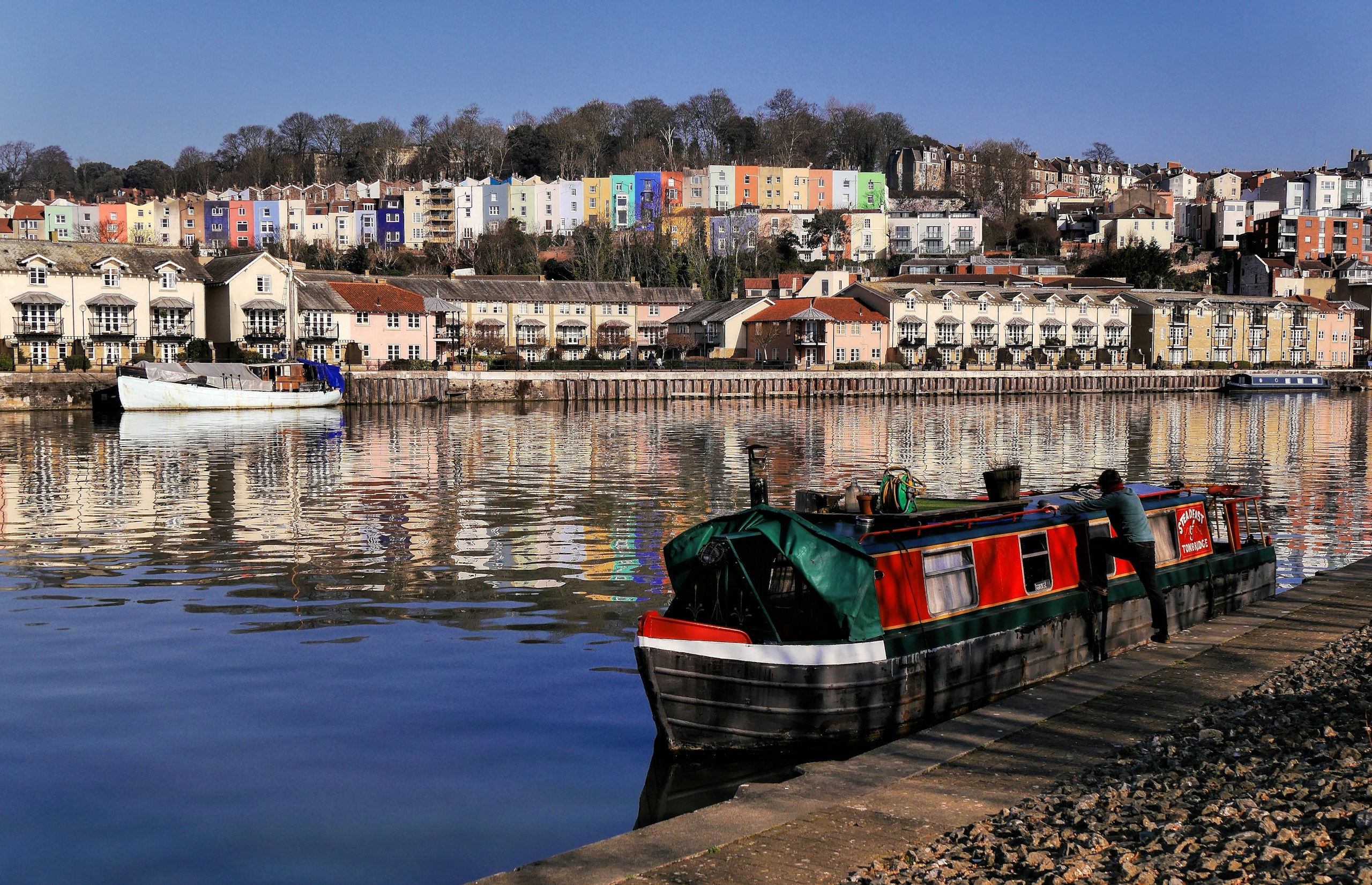 Floating Harbour, Bristol. Destination view for Bristol, England.