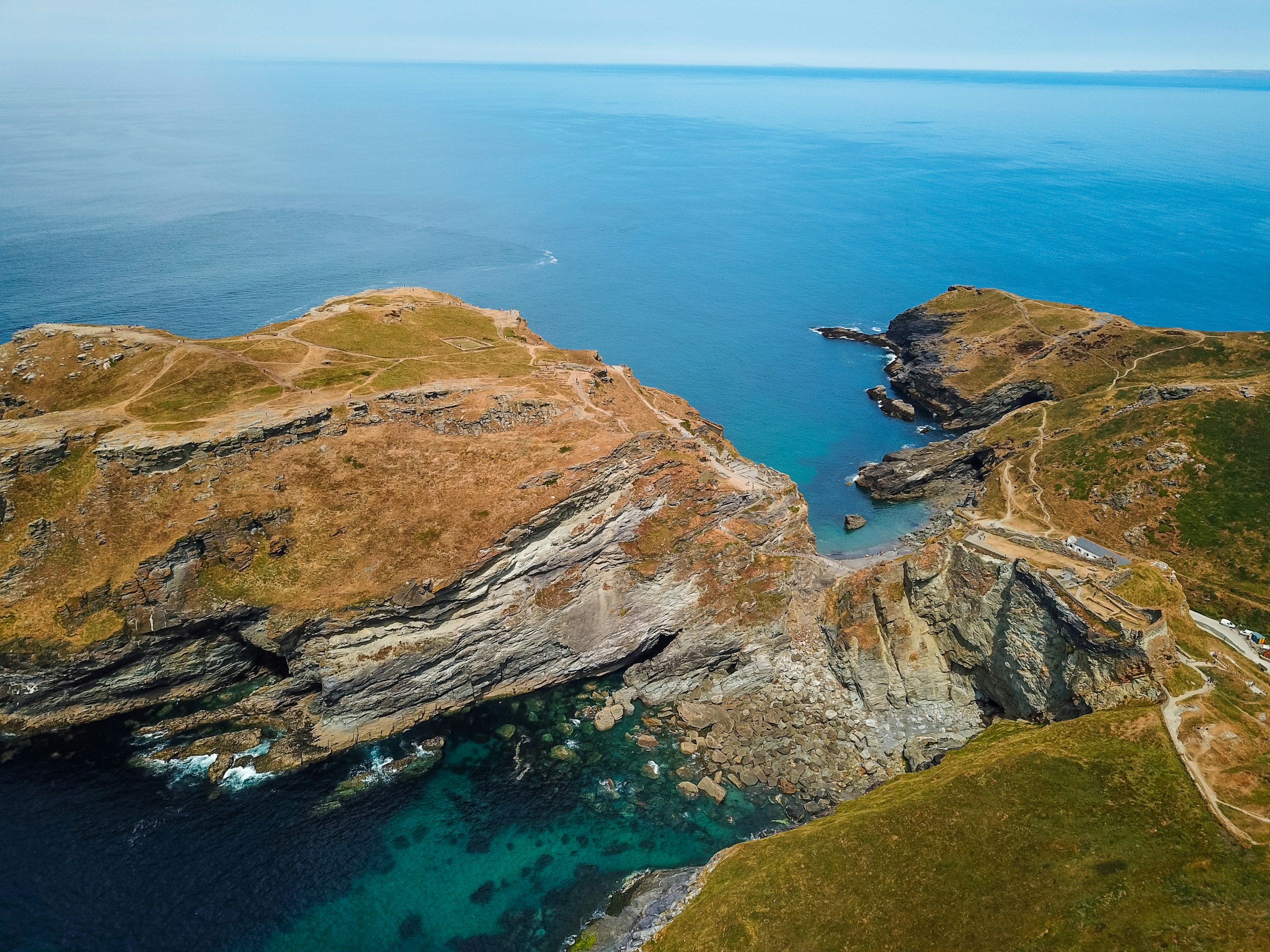Cornwall coast. Destination view for Cornwall, England.