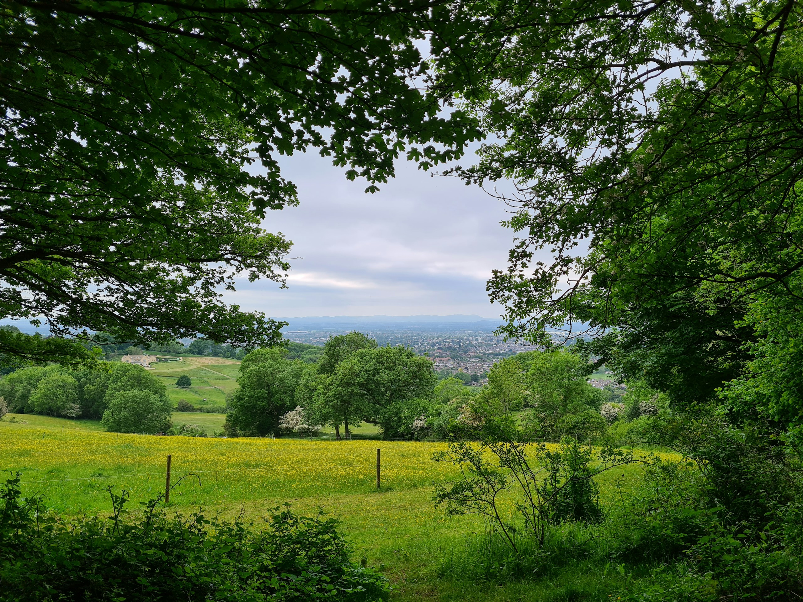 Cheltenham / Gloucestershire countryside. Destination view for Gloucestershire, England.