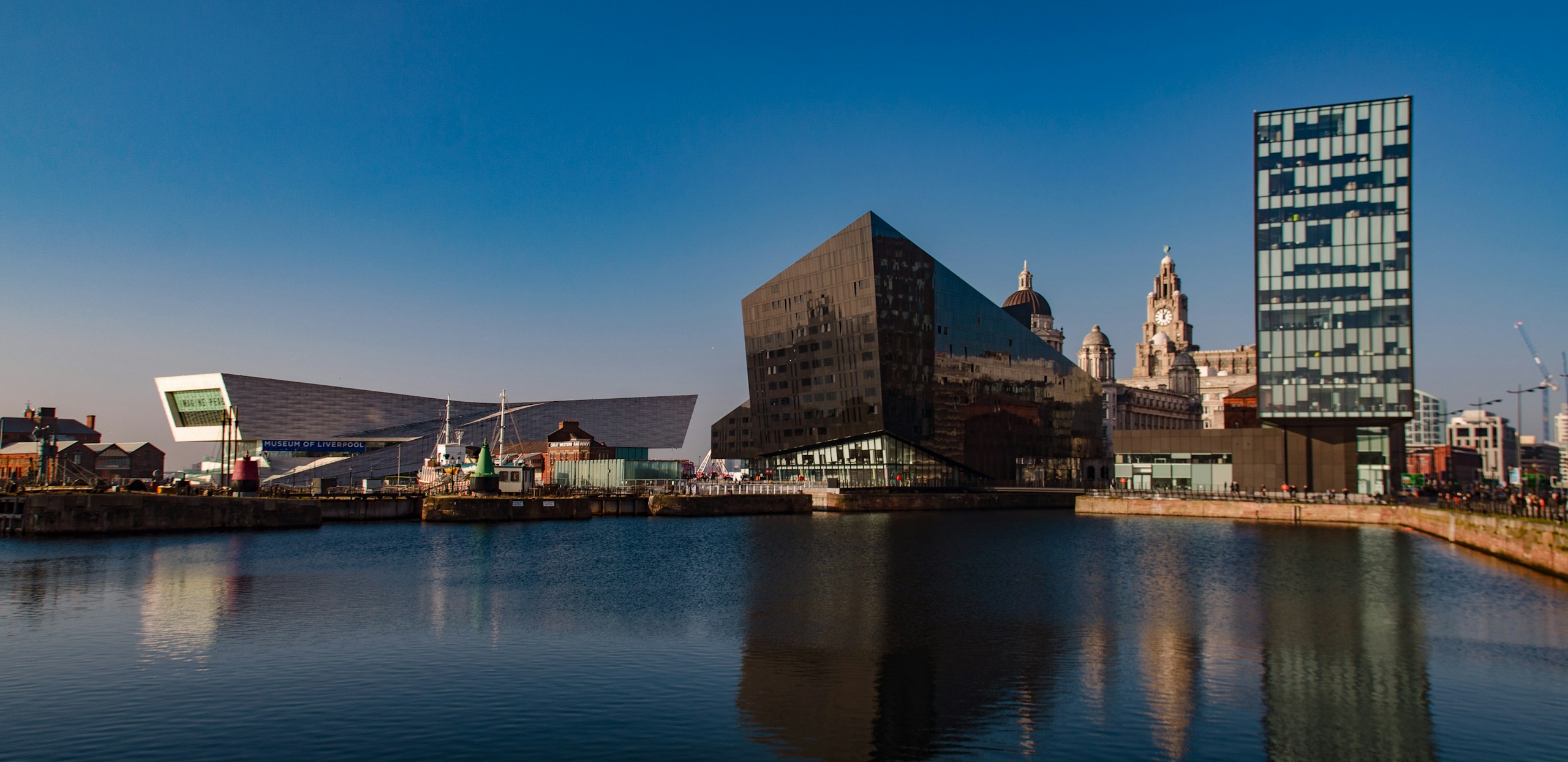 Liverpool / Albert Dock. Destination view for Merseyside, England.