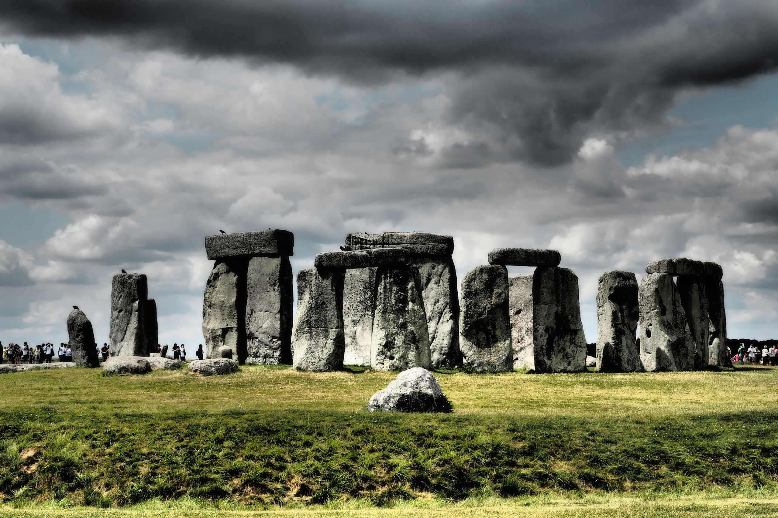 Stonehenge, Wiltshire. Destination view for Wiltshire, England.