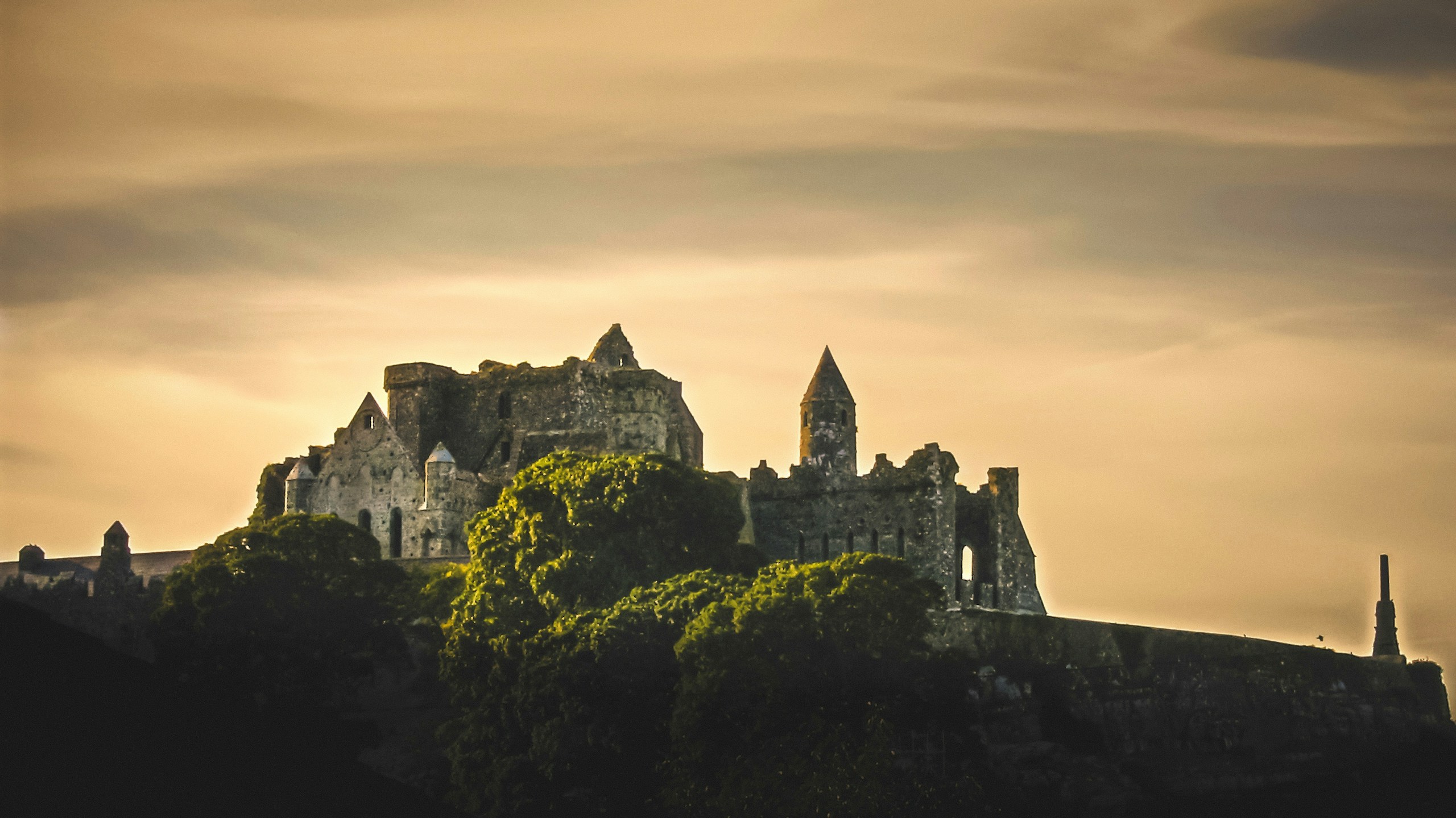 Rock of Cashel, County Tipperary. Destination view for Tipperary, Ireland.