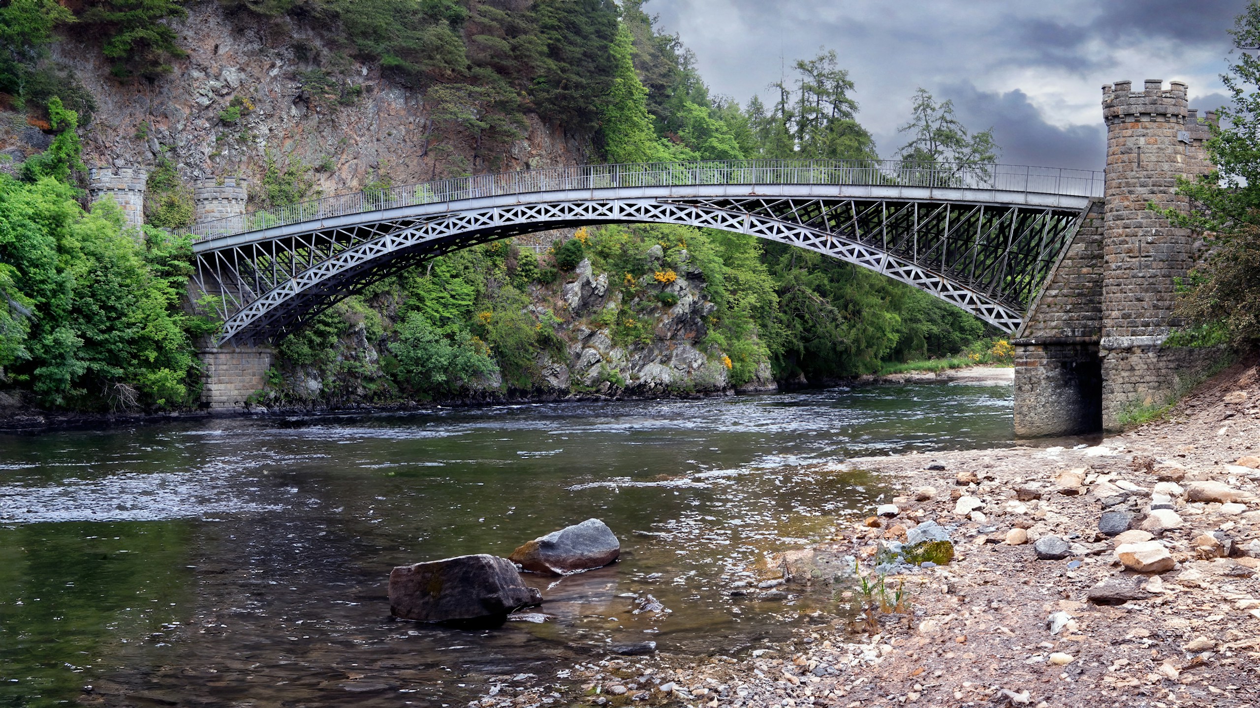 Craigellachie Bridge, Moray. Destination view for Moray, Scotland.