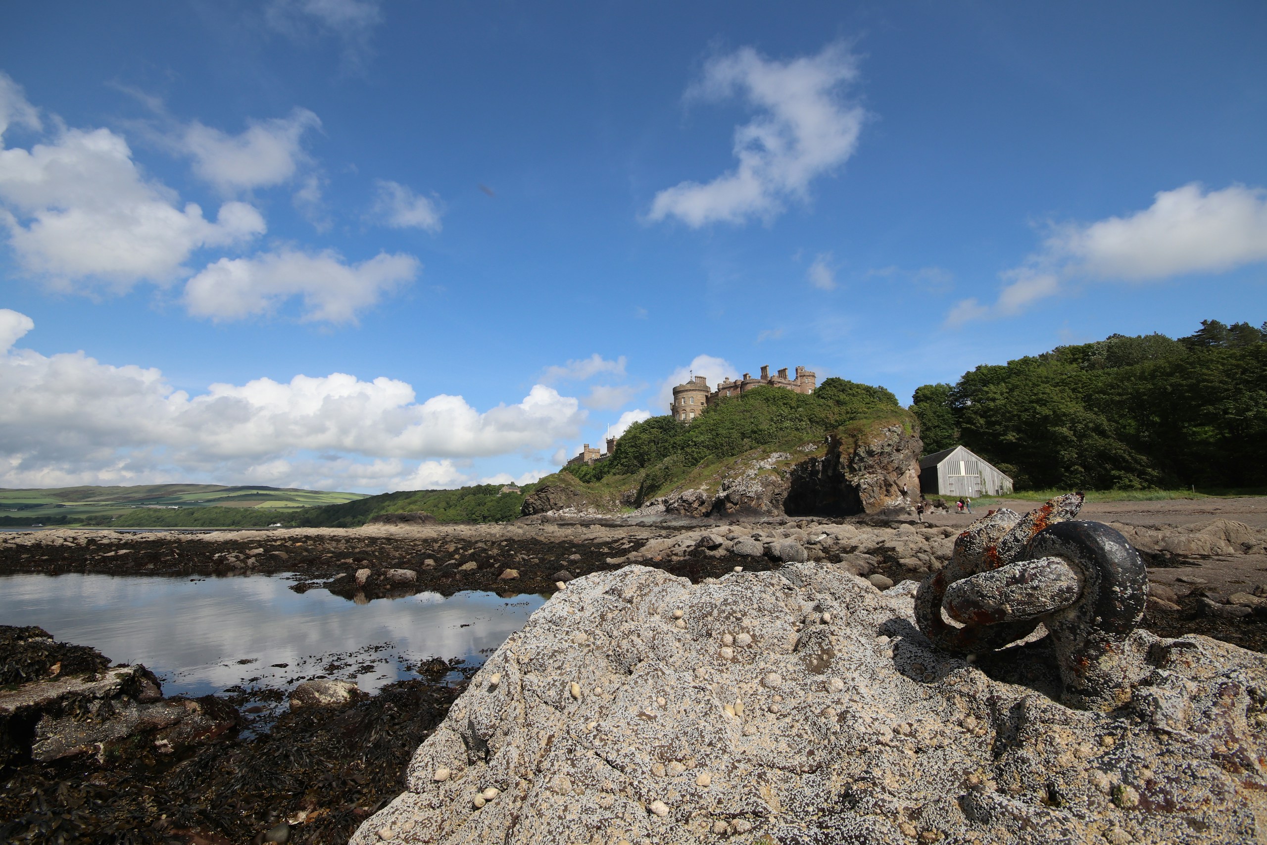Culzean Castle coast, South Ayrshire. Destination view for South Ayrshire, Scotland.