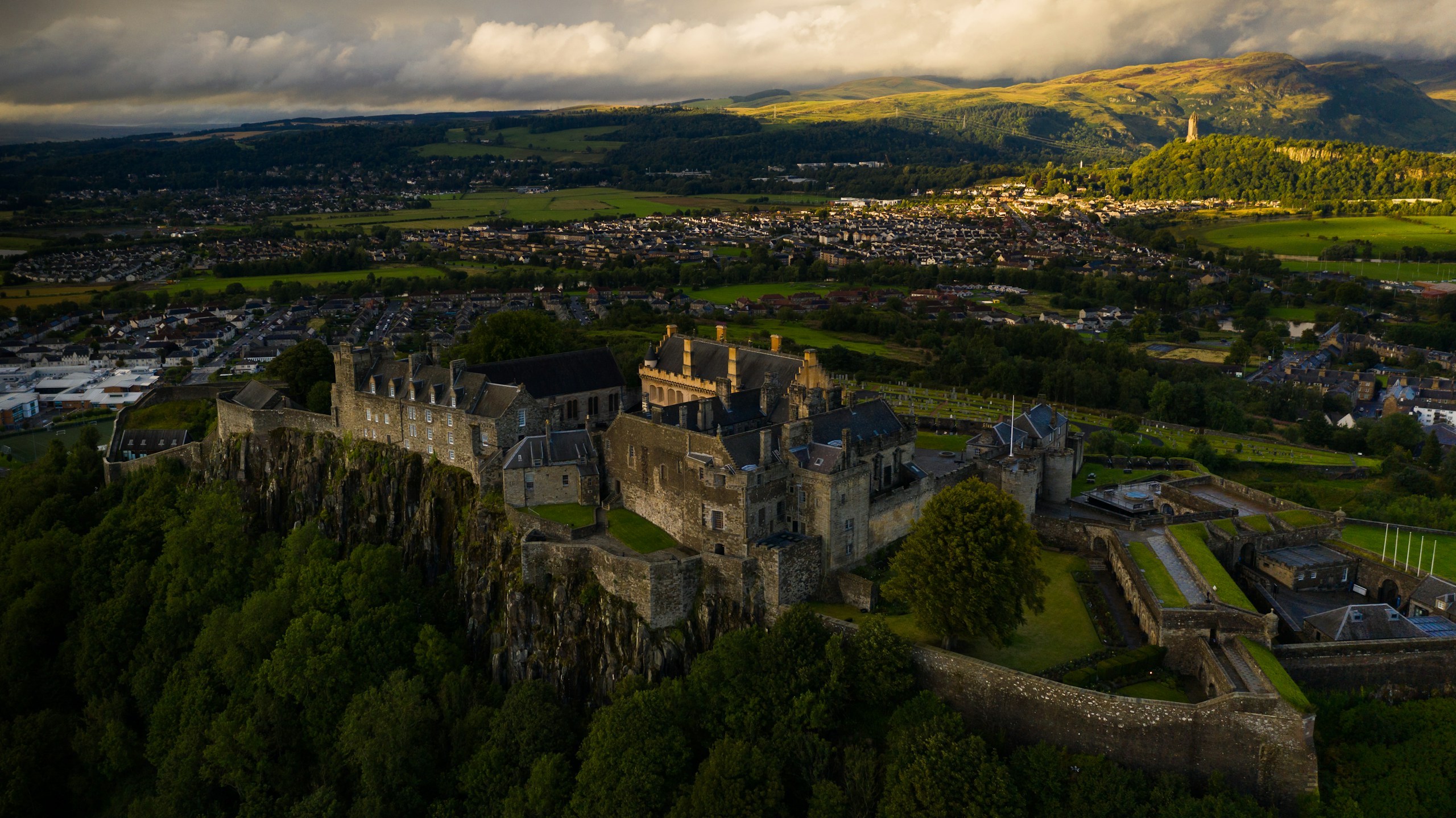 Wallace Monument, Stirling. Destination view for Stirling, Scotland.
