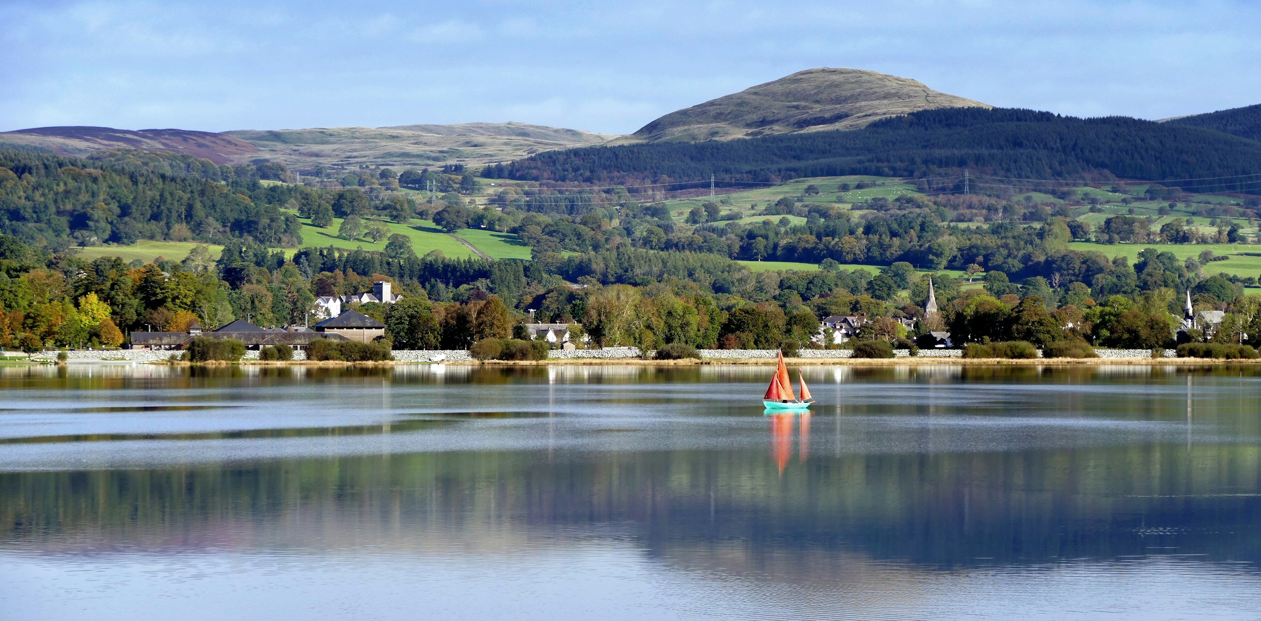 Bala Lake, Gwynedd. Destination view for Gwynedd, Wales.